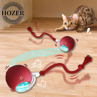 Jouets pour Chat À Balle Mobile pour L'intérieur, Balle Roulante Automatique pour Chats Et Chiens